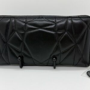 Tiffany & Co Black Quilted Women's Wallet with Dustbag